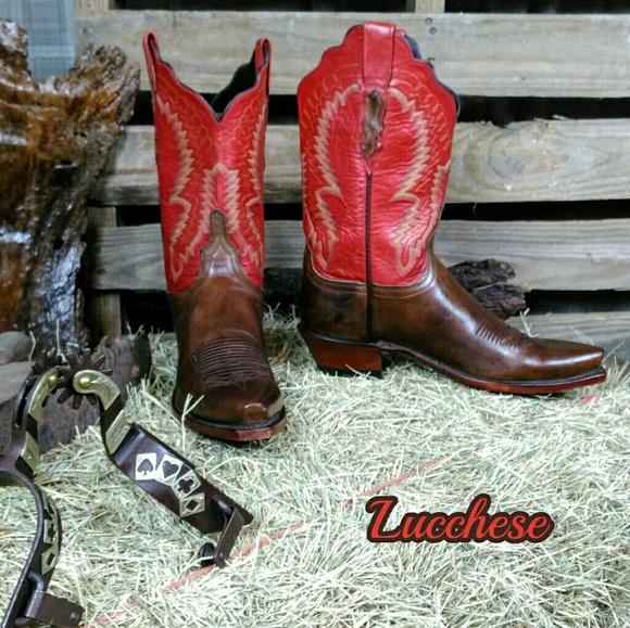 Lucchese Shoes - Lucchese cowboy boots size 8.5 B